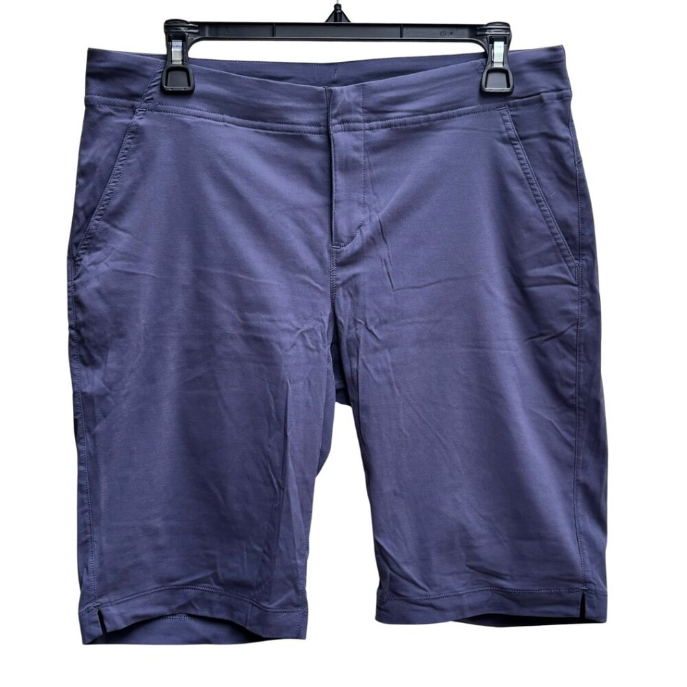 Columbia Women Omni-Shield Blue 11” Inseam Hiking Outdoor Pockets Shorts Size 10 - Picture 5 of 7